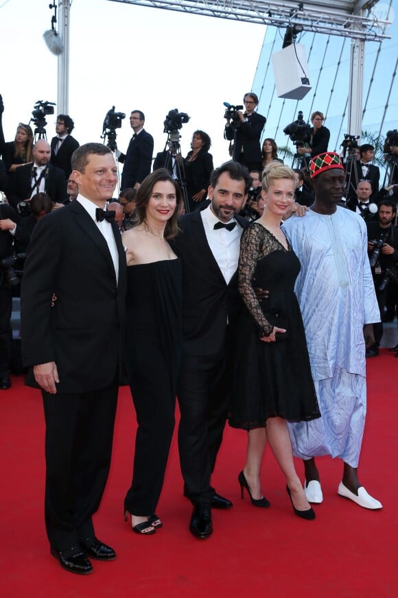 Peter Becker, Géraldine Pailhas, Pablo Trapero, Maria Bonnevie et Moussa Touré (Jury Un Certain Regard) lors du Festival de Cannes le 15 mai 2014