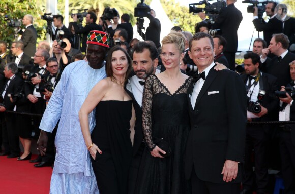 Moussa Touré, Géraldine Pailhas, Pablo Trapero, Maria Bonnevie et Peter Becker (Jury Un Certain Regard)  lors du Festival de Cannes le 15 mai 2014