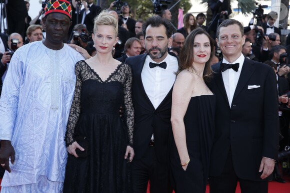 Moussa Touré, Maria Bonnevie, Pablo Trapero, Géraldine Pailhas et Peter Becker (Jury Un Certain Regard) lors du Festival de Cannes le 15 mai 2014