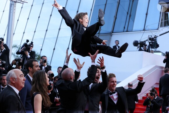 Enzo Tomasini - Montée des marches du film "Dragon 2" lors du 67e Festival du film de Cannes le 16 mai 2014