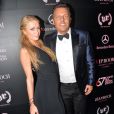 Paris Hilton et son ami Jean-Roch au VIP Room de Cannes, le jeudi 15 mai 2014. 