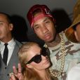 Paris Hilton et le rappeur américain Tyga au VIP Room de Cannes, le vendredi 16 mai 2014.