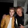 Justin Bieber et Renzo Rosso - Soirée Vanity Fair Armani à l'Eden Roc au cap d'Antibes le 17 mai 2014