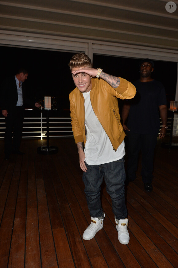 Justin Bieber - Soirée Vanity Fair Armani à l'Eden Roc au cap d'Antibes le 17 mai 2014