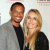 Tiger Woods et Lindsey Vonn, amoureux complices lors du 16e "Tiger Jam at the Mandalay Bay Events" à Las Vegas, le 17 mai 2014 au Mandalay Bay Hotel & Casino
