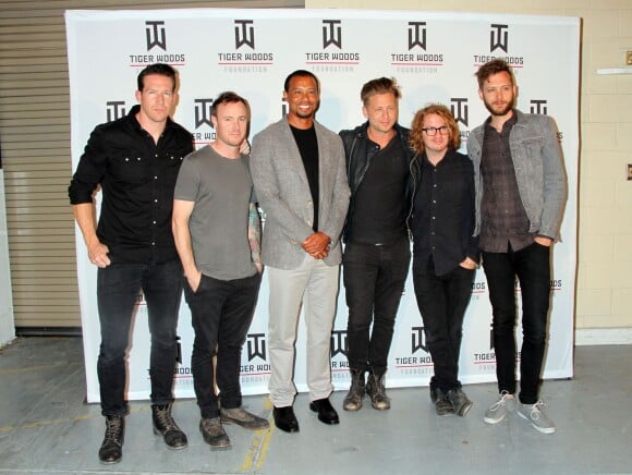 Le groupe OneRepublic lors du 16e "Tiger Jam at the Mandalay Bay Events" à Las Vegas, le 17 mai 2014 au Mandalay Bay Hotel & Casino