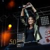 Zaho - Nutella fête ses 50 ans avec un concert au parc de Sceaux, le 18 mai 2014.