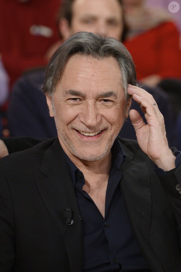 Richard Berry - Enregistrement de l'émission "Vivement Dimanche" à Paris le 19 mars 2014.