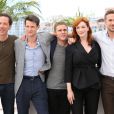  Reda Kateb, Matt Smith, Iain De Caestecker, Christina Hendricks et Ryan Gosling - Photocall du film "Lost River" lors du 67e festival international du film de Cannes, le 20 mai 2014. 