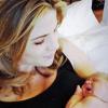 Jenna Bush et sa fille Margaret, née le samedi 13 avril 2013.
