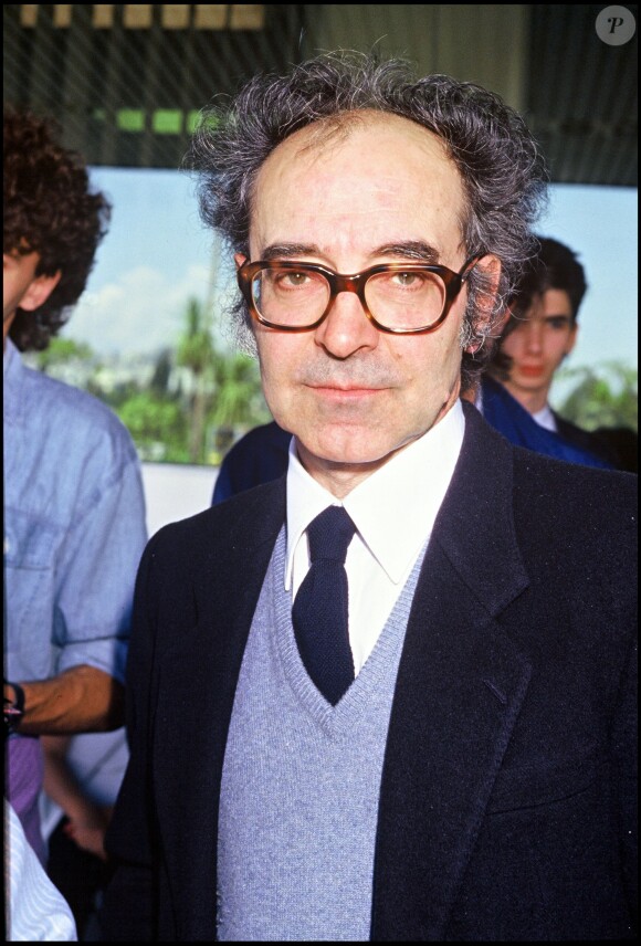 Jean-Luc Godard à Cannes en 1987.