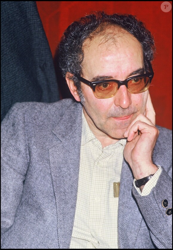 Jean-Luc Godard à Cannes en 1985.
