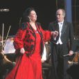  Montserrat Caballé avec Vladimir Grishko en avril 2006 à l'Opéra de Kiev. 