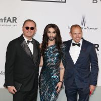 Conchita Wurst à l'amfAR : Après son sacre, la diva barbue triomphale à Cannes