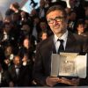 Nuri Bilge Ceylan, Palme d'Or pour "Winter Sleep" - Photocall de la remise des prix du 67e Festival du film de Cannes le 24 mai 2014.