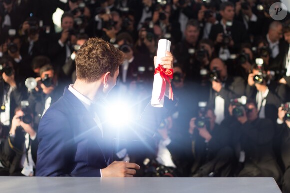 Xavier Dolan, Prix du Jury pour "Mommy" - Photocall de la remise des prix du 67e Festival du film de Cannes le 24 mai 2014.