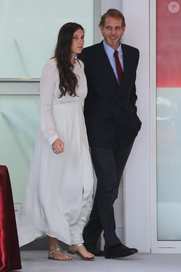 Andrea Casiraghi et Tatiana Santo Domingo le 25 mai 2014 lors du Grand Prix de F1 de Monaco
