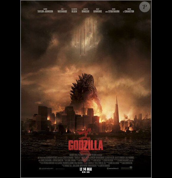 Affiche de Godzilla.