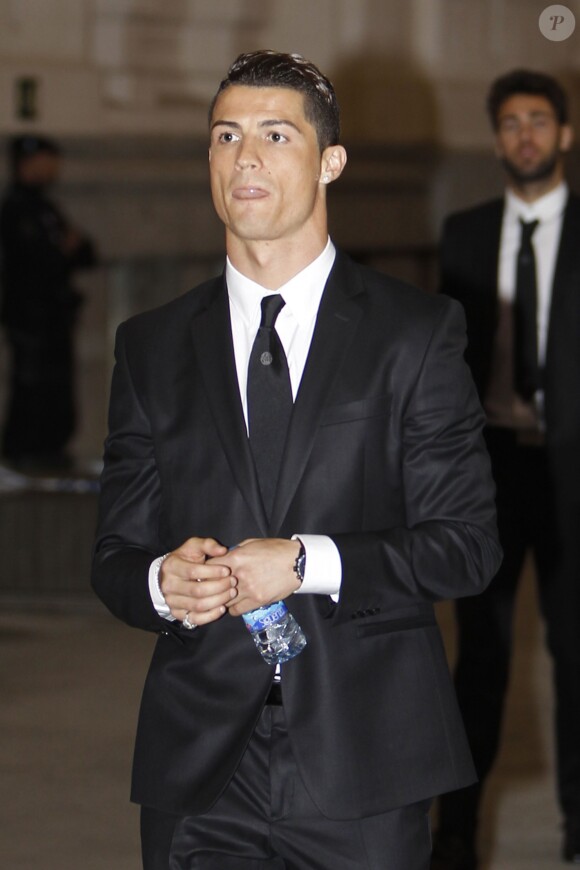 Cristiano Ronaldo - Le maire de Madrid reçoit les joueurs du Real de Madrid à la mairie le 25 mai 2014 après leur victoire en Ligue des champions. 