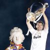 Iker Casillas - Les joueurs du Real de Madrid célèbrent leur victoire à Madrid en Espagne le 25 mai 2014. 