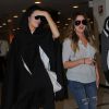 Kendall Jenner, Khloe Kardashian - La famille Kardashian quitte Florence en Italie au lendemain du mariage de Kim Kardashian avec Kanye West, le 25 mai 2014. 