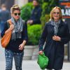 Jessica Lange et sa fille Hannah se baladent dans les rues de New York, le 23 mai 2014.