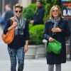 Jessica Lange et sa fille Hannah se baladent dans les rues de New York, le 23 mai 2014.