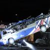 Le fameux bus de Knysna détruit à la soirée Adidas lundi 26 mai à La Courneuve. 