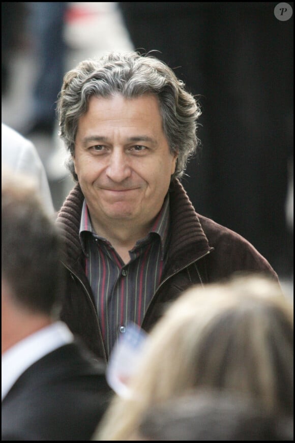 Christian Clavier se rendant au QG de Nicolas Sarkozy le 6 mai 2007