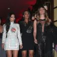  Kim Kardashian, ses soeurs Khlo&eacute; et Kylie Jenner et ses amies &agrave; Paris, le 22 mai 2014. 