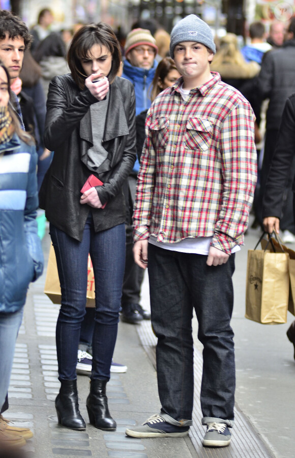 Cody et sa soeur Ali Lohan, le 4 mars 2012 à New York.