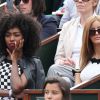 Inna Modja et Zahia Dehar au tournoi de Roland-Garros à Paris, le 1er juin 2014.