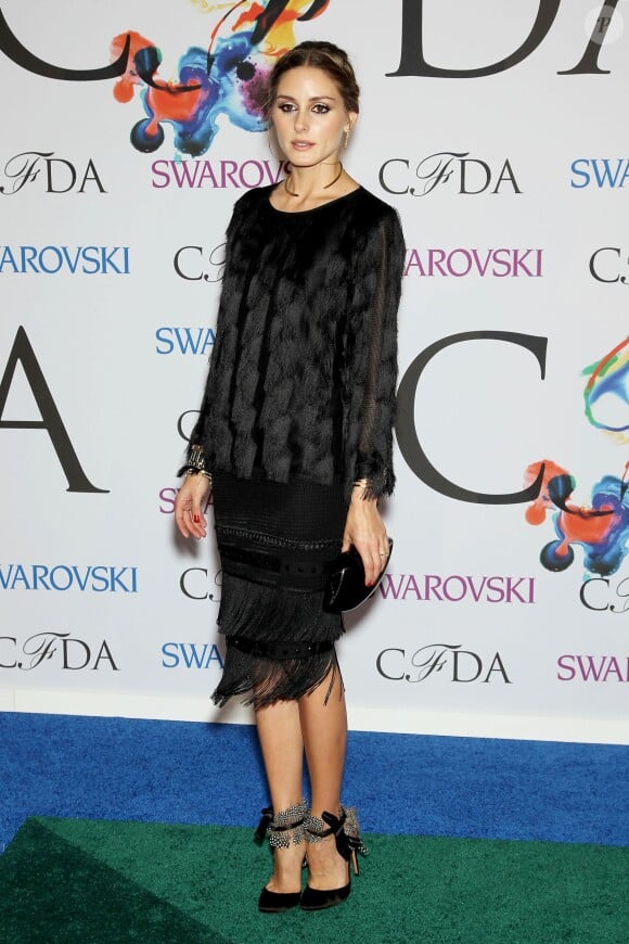 Olivia Palermo assiste aux CFDA Fashion Awards 2014 à l'Alice Tully Hall, au Lincoln Center. New York, le 2 juin 2014.