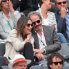 Christopher Thompson et sa femme Géraldine Pailhas à Roland-Garros à Paris, le 2 juin 2014.