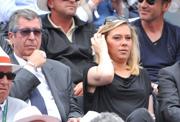 Patrick Balkany à Roland-Garros à Paris, le 2 juin 2014.