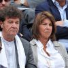 Robert Charlebois et sa femme Laurence à Roland-Garros à Paris, le 3 juin 2014.