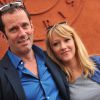 Christian Vadim et sa femme Julia Livage au village Roland-Garros à Paris, le 3 juin 2014.