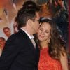 Robert Downey Jr. et sa femme Susan Downey - Première du film "Iron Man 3" à Los Angeles le 24 avril 2013