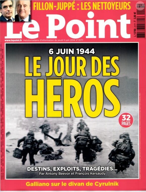 Couverture du magazine Le Point en kiosque le 5 juin 2014