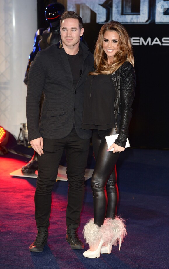 Kieran Hayler et Katie Price à Londres, le 5 février 2014.