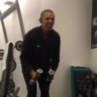 Barack Obama : Filmé en pleine séance de muscu !