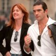  Antonio Banderas et Melanie Griffith &agrave; Paris en octobre 1995.&nbsp; 