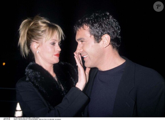 Antonio Banderas et Melanie Griffith à Los Angeles en 2000.