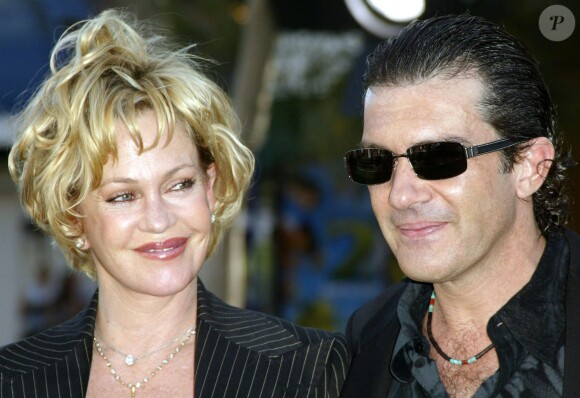 Antonio Banderas et Melanie Griffith à Westwood en 2004.