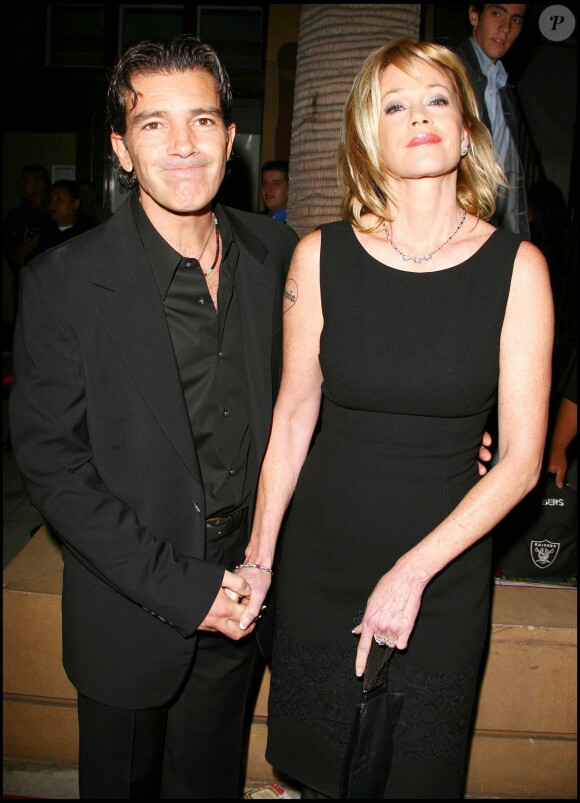 Antonio Banderas et Melanie Griffith à Hollywood en octobre 2006.