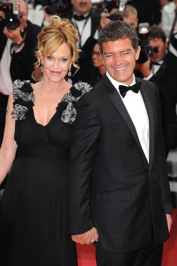 Antonio Banderas et Melanie Griffith à Cannes en mai 2011.