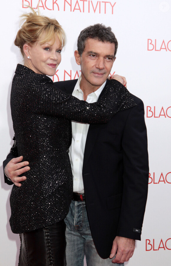 Antonio Banderas et Melanie Griffith à New York le 18 novembre 2013.