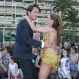  Vincent Cerutti, Silvia Notargiacomo - L'&eacute;quipe de TF1 de "Danse avec les Stars" donne un show lors du 54e Festival de T&eacute;l&eacute;vision de Monte-Carlo, le 8 juin 2014. 