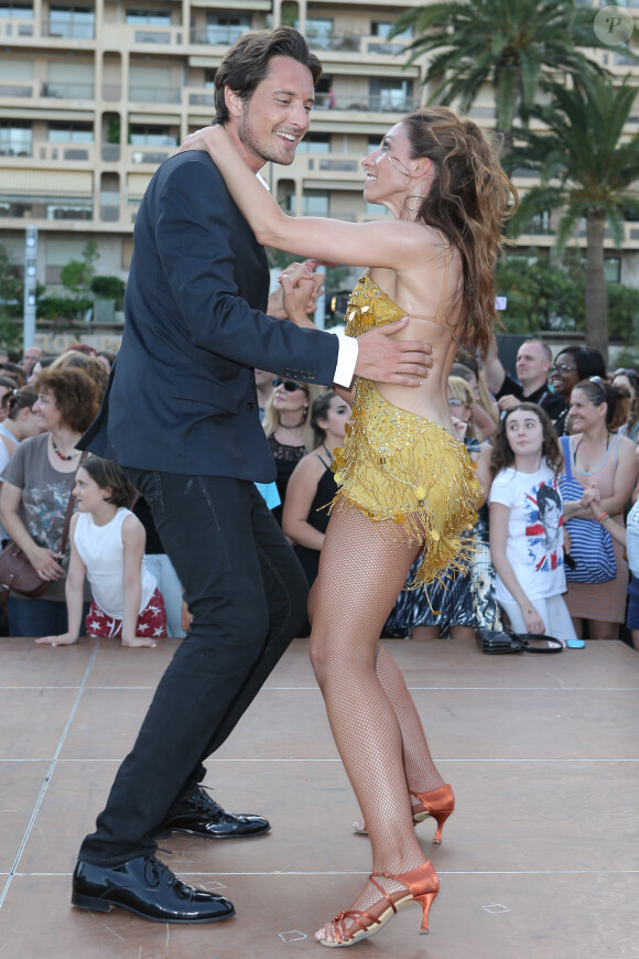 Vincent Cerutti, Silvia Notargiacomo - L'équipe de TF1 de "Danse avec les Stars" donne un show lors du 54e Festival de Télévision de Monte-Carlo, le 8 juin 2014.
