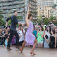  Yann-Alrick, Silvia Notargiacomo - L'&eacute;quipe de TF1 de "Danse avec les Stars" donne un show lors du 54e Festival de T&eacute;l&eacute;vision de Monte-Carlo, le 8 juin 2014. 